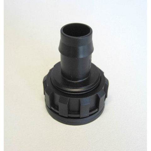 Flood and Drain Tank Fitting only - 19mm barbed - x1